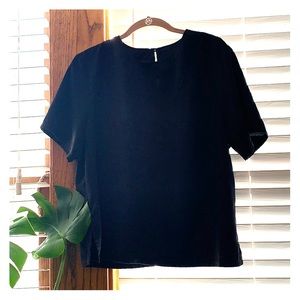 Structured Black BonWorth blouse